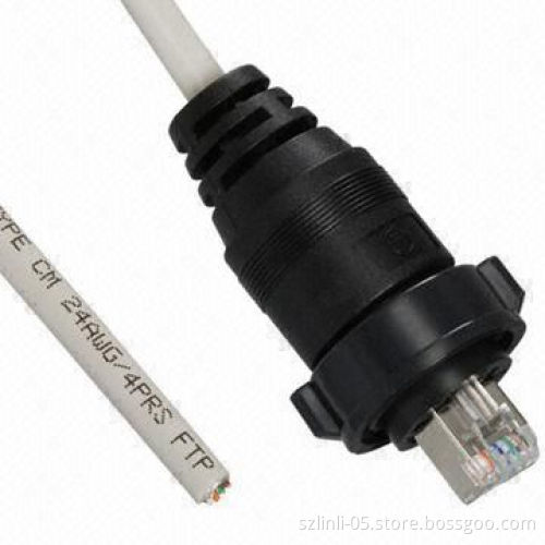 RJ45 waterproof cable assemblies, USB/RCA/XLR/HDMI/DVI/RS232/VGA/UL/CE/RoHSNew
